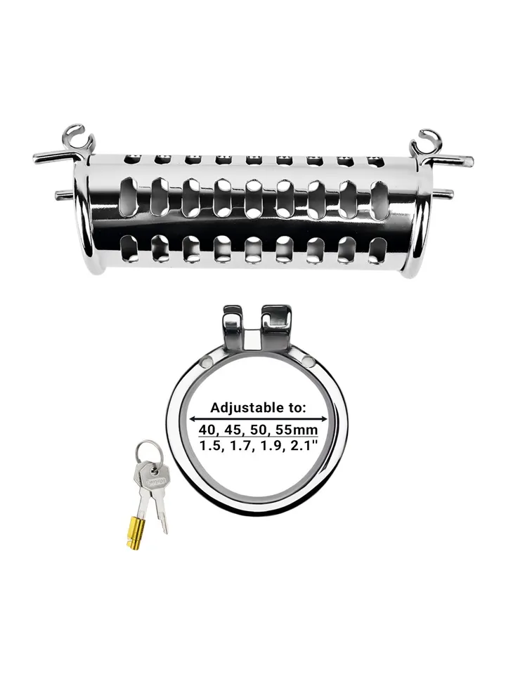 Kiotos Twin Cock Cage - Dzimumlocekļa būris 4 [full]