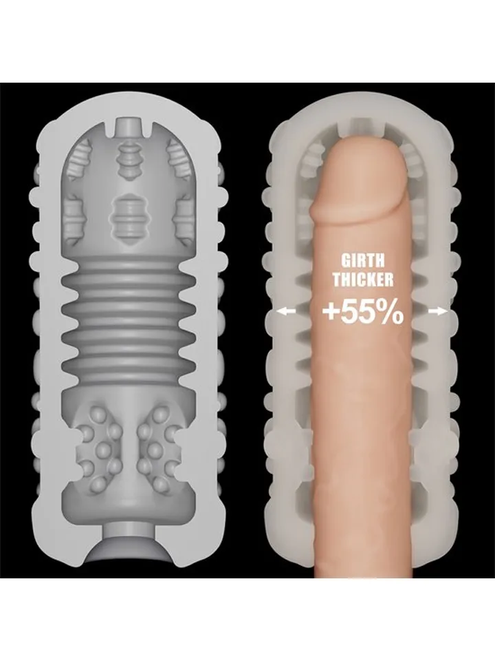 Knights Ring Vibrating Dual Purpose Sleeve-Drip - Vibrējošs penisa pagarinātājs 5 [full]