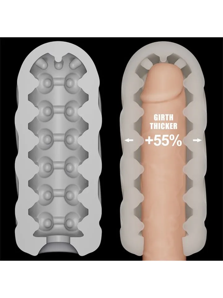 Knights Ring Vibrating Dual Purpose Sleeve-Spiral - Vibrējošs penisa pagarinātājs 5 [full]