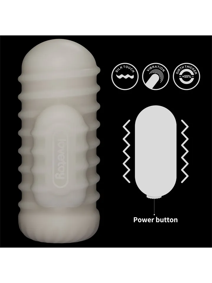 Knights Ring Vibrating Dual Purpose Sleeve-Wavy - Vibrējošs penisa pagarinātājs 3 [full]