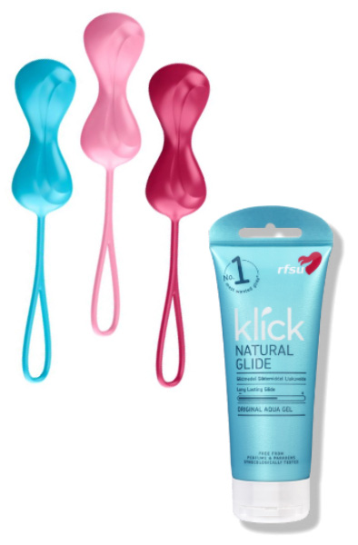 Knip-paket Satisfyer balls & RFSU Glidmedel - Piedāvājumi 1