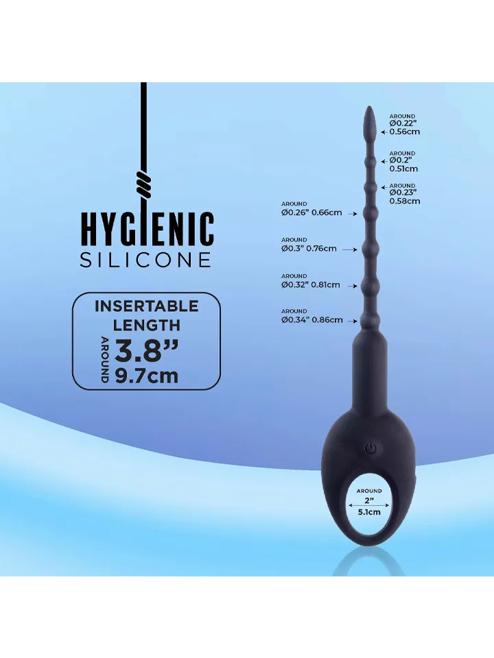 Knot-Knot Silicone Urethral Stimulator - Vibrējošs paplašinātājs 3 [full]