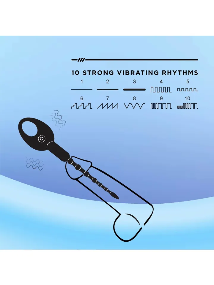 Knot-Knot Silicone Urethral Stimulator - Vibrējošs paplašinātājs 4 [full]