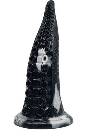 Korong Monster Dildo Black/White 23 cm - Monster dildo 1