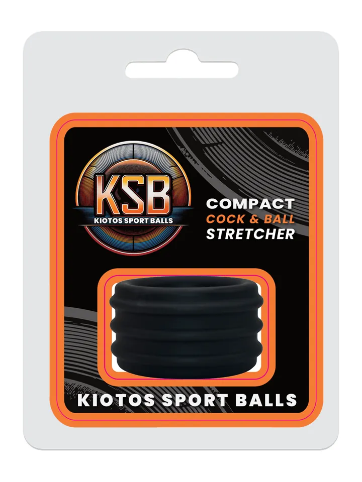 KSB Silicone Cockring & Ball Stretcher Compact - Bumbu nestuves 1 [full]