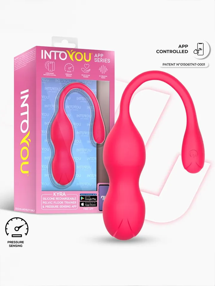 Kyra Pelvic Floor Trainer Pressure Sensing App - Paketes, ko kontrolē lietotnes 6 [full]