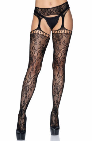 Lace Garter Belt Stockings - Zeķes 1