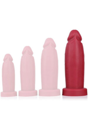 Larry Silicone Dildo Red 28,5 cm - Anālais dildo 1