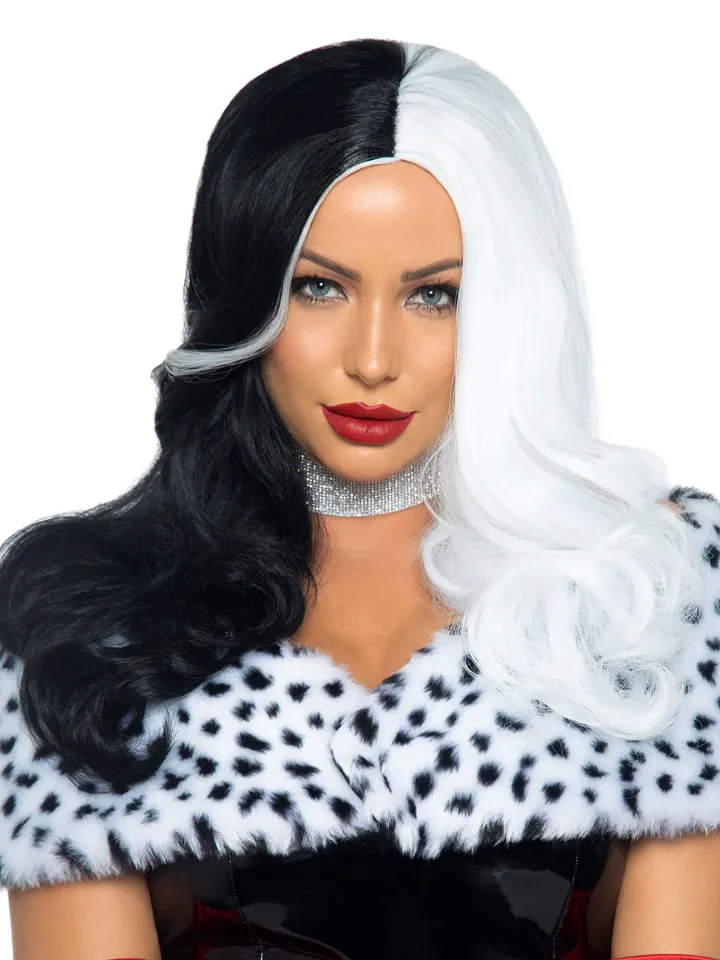 Leg Avenue Cruella Wig Black/White - Parūka 1 [full]