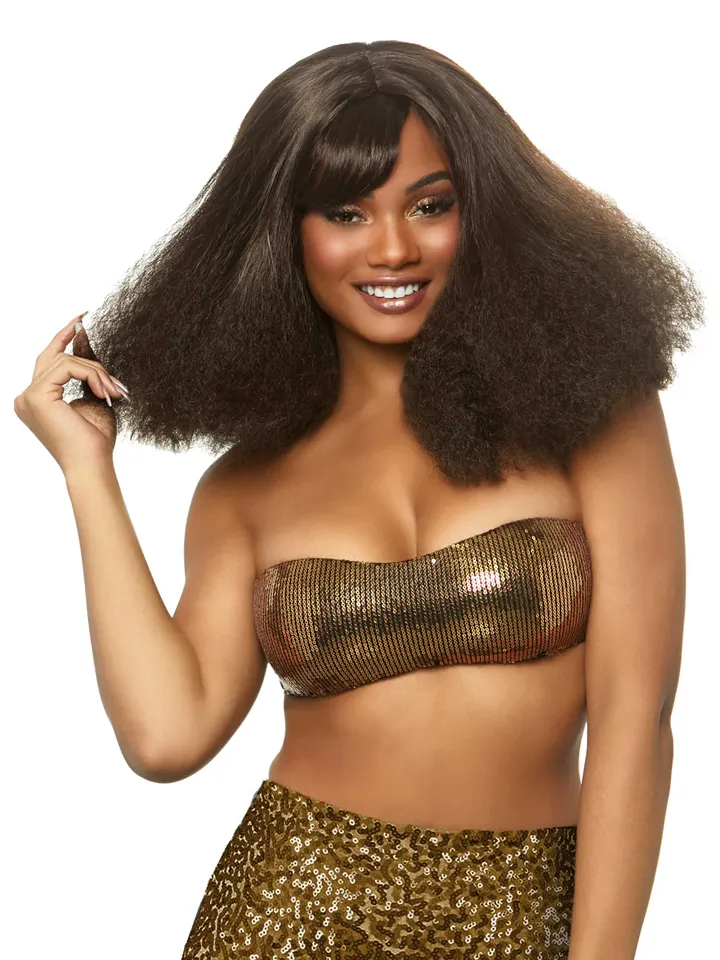 Leg Avenue Diva Disco Wig Brown - Parūka 1 [full]