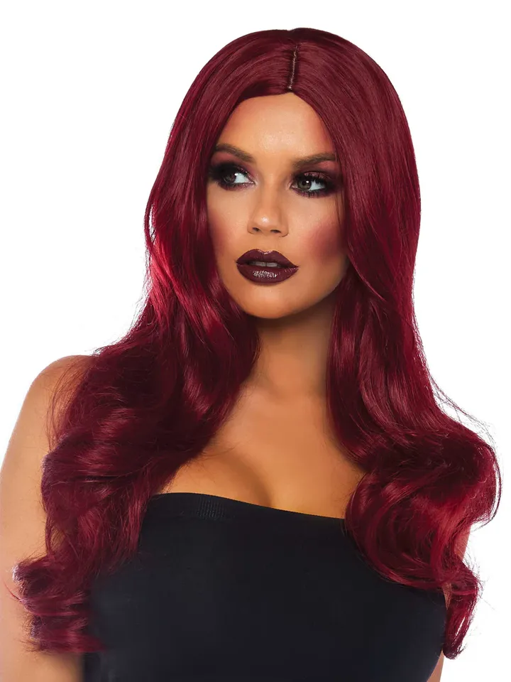 Leg Avenue Long Wavy Wig Red - Sarkana parūka 1 [full]