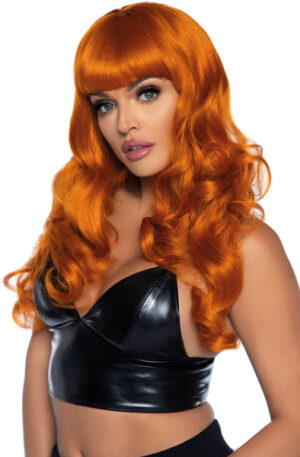 Leg Avenue Misfit Long Wavy Wig Ginger - Parūka 1