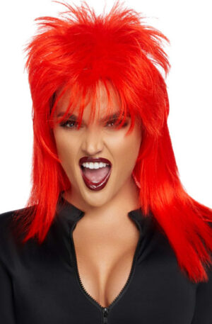 Leg Avenue Unisex Rockstar Wig Red - Parūka 1