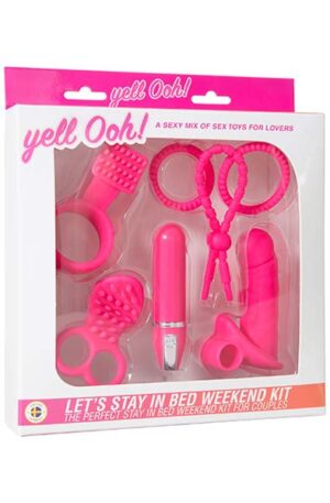 Let's Stay In Bed Weekend Kit - Pāru seksa rotaļlietu komplekts 1