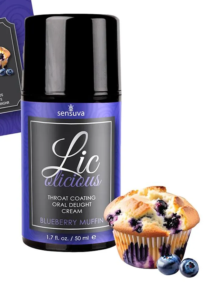 Lic-o-Licious Blueberry Muffin Oral Cream 50 ml - Ēdamais un orālais sekss 2 [full]