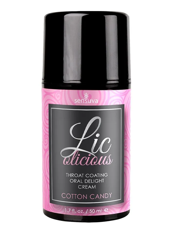 Lic-o-Licious Cotton Candy Oral Cream 50 ml - Ēdamais un orālais sekss 1 [full]