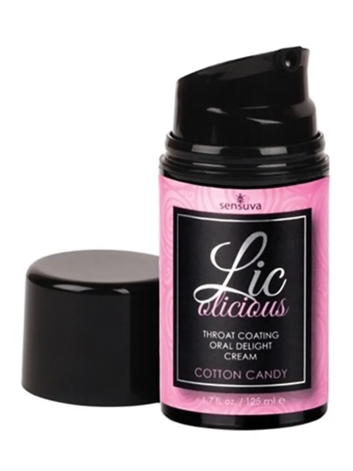 Lic-o-Licious Cotton Candy Oral Cream 50 ml - Ēdamais un orālais sekss 2 [full]