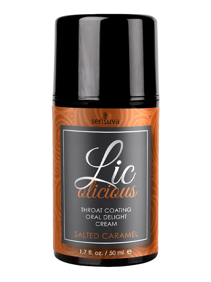 Lic-o-Licious Salted Caramel Oral Cream 50 ml - Ēdamais un orālais sekss 1 [full]