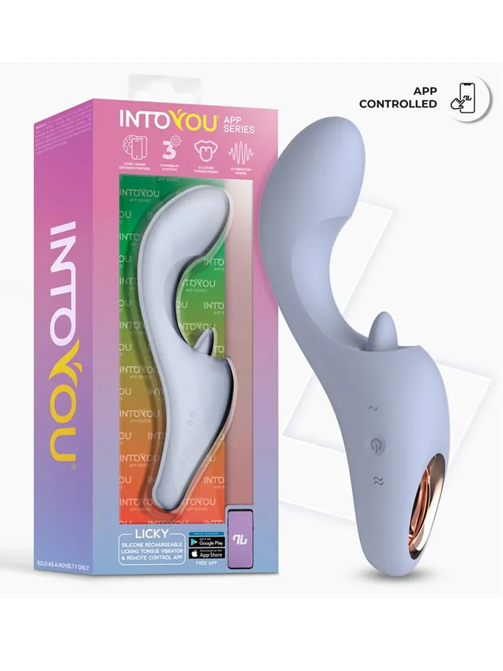 Licky Licking Tongue Vibrator With App - Lietotnes kontrolēts vibrators 5 [full]