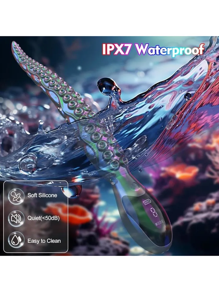 Litak Vibrating Handle Dildo 27 cm - Vibrējošs anālais dildo 3 [full]