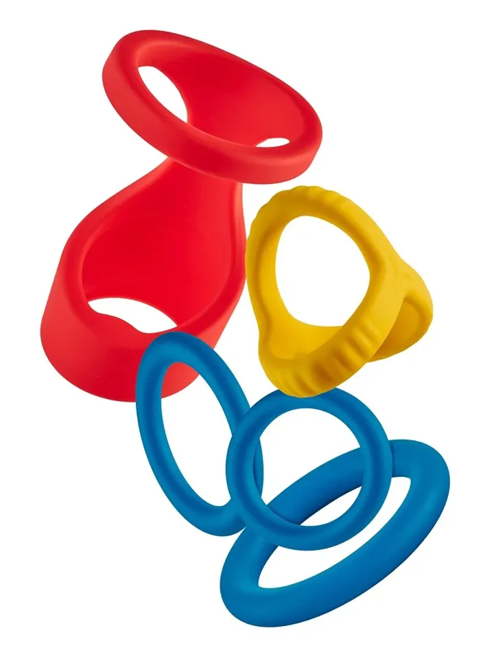 Long Play Love Cock Ring Set - Gaiļa gredzenu komplekts 1 [full]