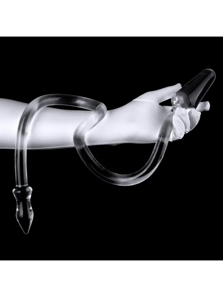 Long Snass Plug Transparent 43 cm - Īpaši gari anālie dildo 2 [full]