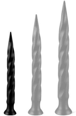 Long Tail Dildo Black 35 cm - Īpaši garš anālais dildo 1