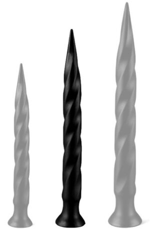 Long Tail Dildo Black 40 cm - Īpaši garš anālais dildo 1