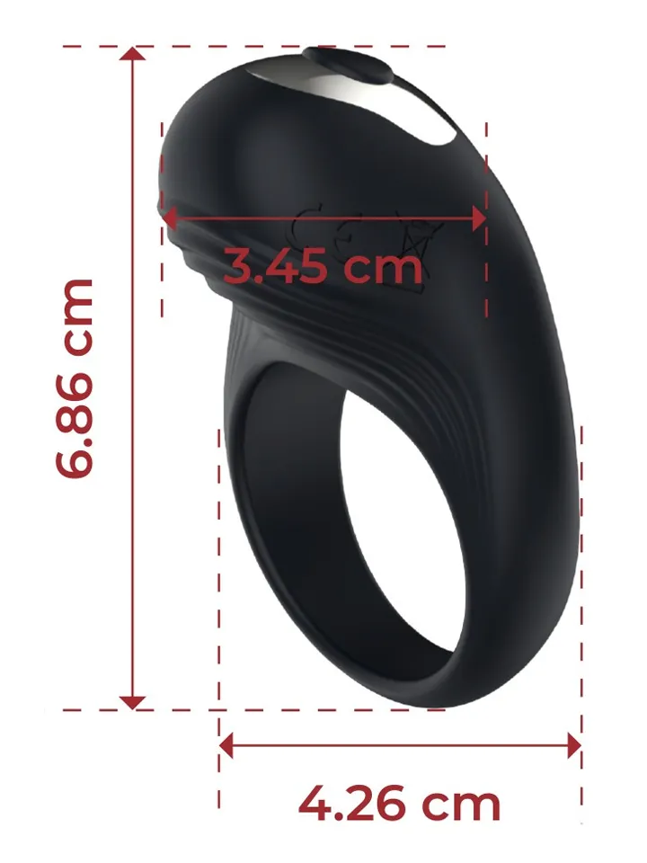 Loop Rechargeable Vibrating Cock Ring - Vibrējošs gaiļa gredzens 3 [full]