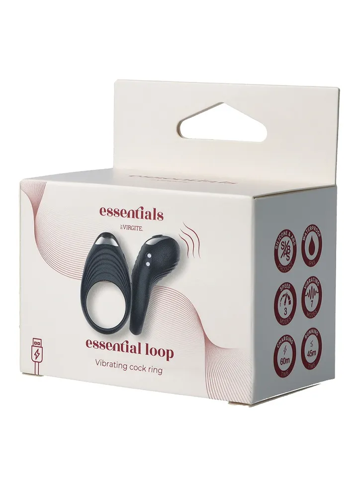 Loop Rechargeable Vibrating Cock Ring - Vibrējošs gaiļa gredzens 4 [full]