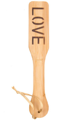 Love Word Bamboo Paddle 32 cm - Pērkšanas lāpstiņa 1