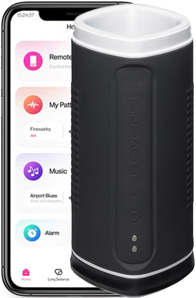 Lovense Calor Depth-Controlled Masturbator - Tālvadības seksa rotaļlietas 1