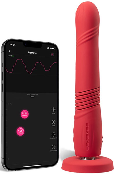 Lovense Gravity Thrusting Dildo App Controlled - Ar tālvadību vadāms dildo 1