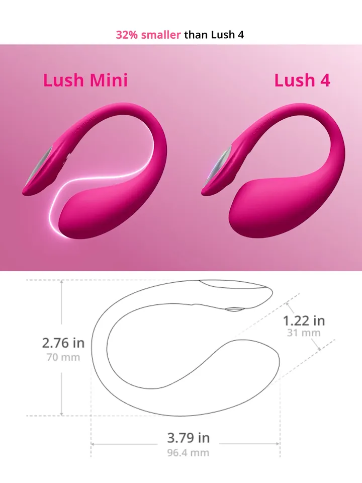 Lovense Lush Mini - Lietotnes kontrolēts vibrators 2 [full]