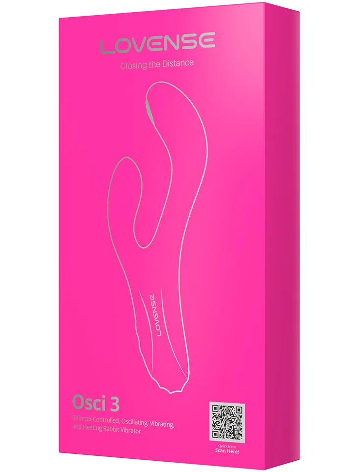 Lovense Osci 3 Heating Rabbit - Lietotņu kontrolēts trušu vibrators 4