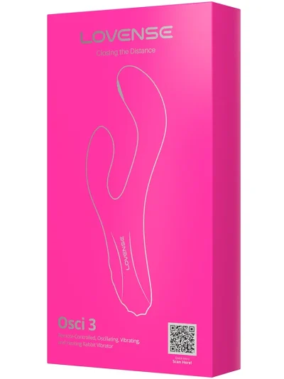 Lovense Osci 3 Heating Rabbit - Lietotņu kontrolēts trušu vibrators 5