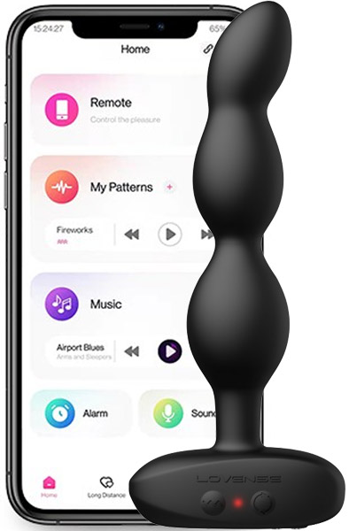 Lovense Ridge Vibrating Anal Beads - Anālās bumbiņas ar tālvadību 1