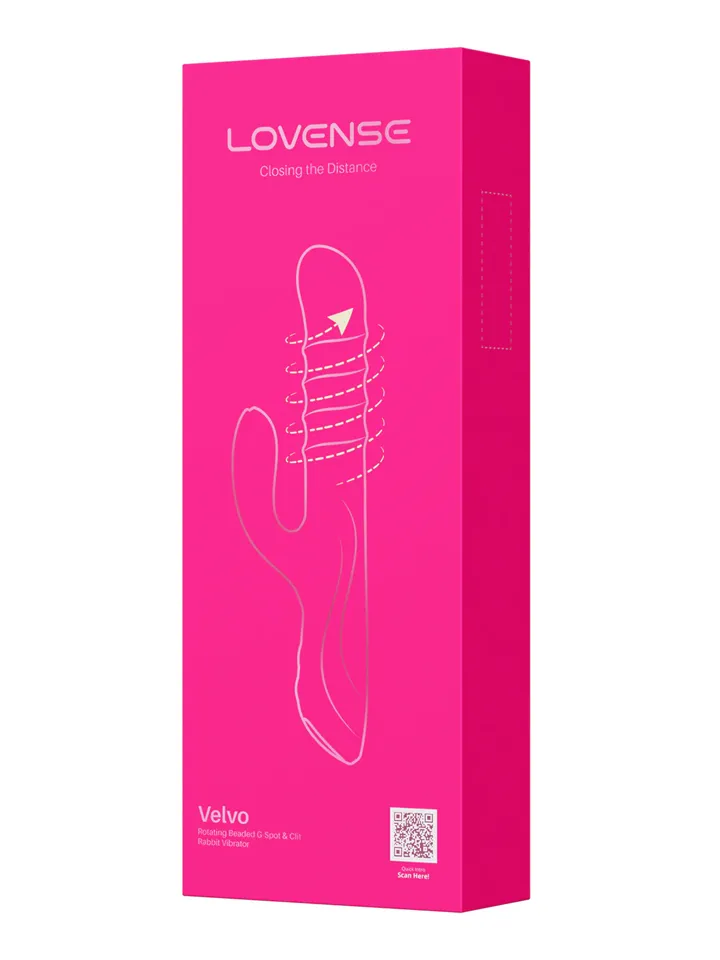 Lovense Velvo Rabbit Vibrator - Lietotņu kontrolēts trušu vibrators 4 [full]