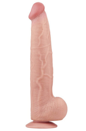 Lovetoy Dual Layer Sliding Skin Dildo 34 cm - XL dildo 1