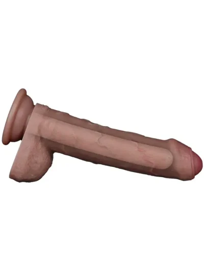 Lovetoy Dual-Layered Silicone Cock 20,5 cm - Dzīvīgs dildo 3