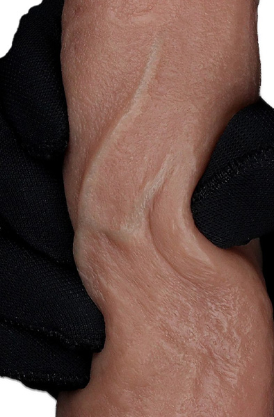 Lovetoy Dual Layered Silicone Dildo 18,5 cm - Dzīvīgs dildo 6