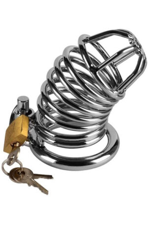 Lovetoy Metal Chastity Cage - Šķīstības būris 1