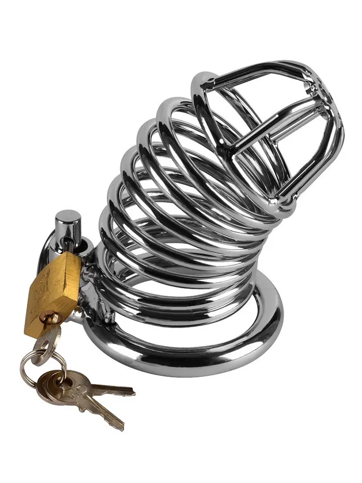 Lovetoy Metal Chastity Cage - Šķīstības būris 1 [full]