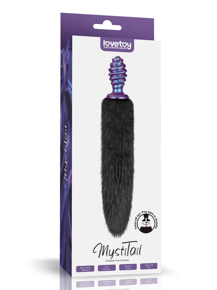 Lovetoy MystiTail Anal Plug With Tail 11 cm - Dzīvnieka astes anālais spraudnis 6 [full]