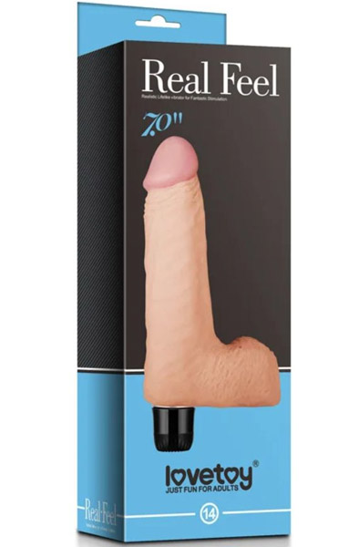 Lovetoy Real Feel Realistic Vibrator 17 cm - Vibrējošs dildo 3