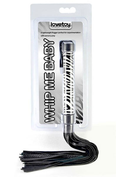 Lovetoy Whip Me Baby Leather Whip - Floggers 3