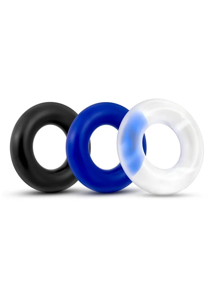 Lovetoy X-Basic Donut Rings 3-pack - Gaiļa gredzenu komplekts 1 [full]