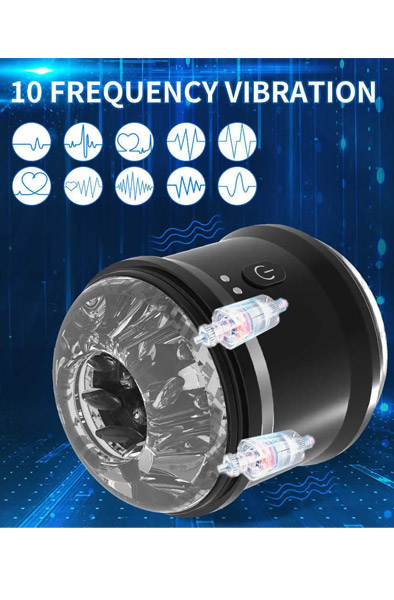 Ludick 10 Vibrations Vibrating Masturbator - Vibrējošs masturbators 2