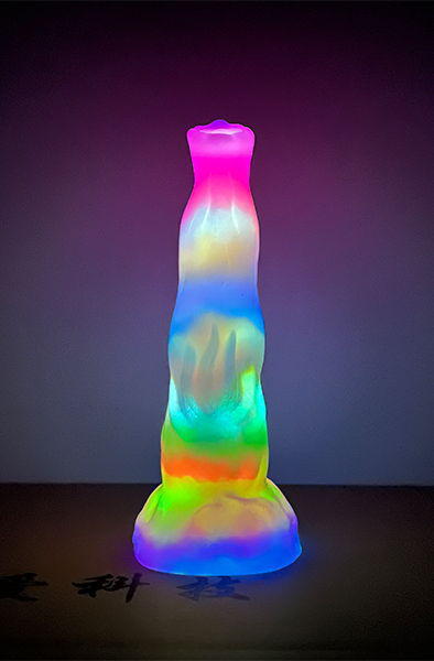 Lupkal Glow-in-The-Dark Dildo 20,5 cm - Dragon dildo 8