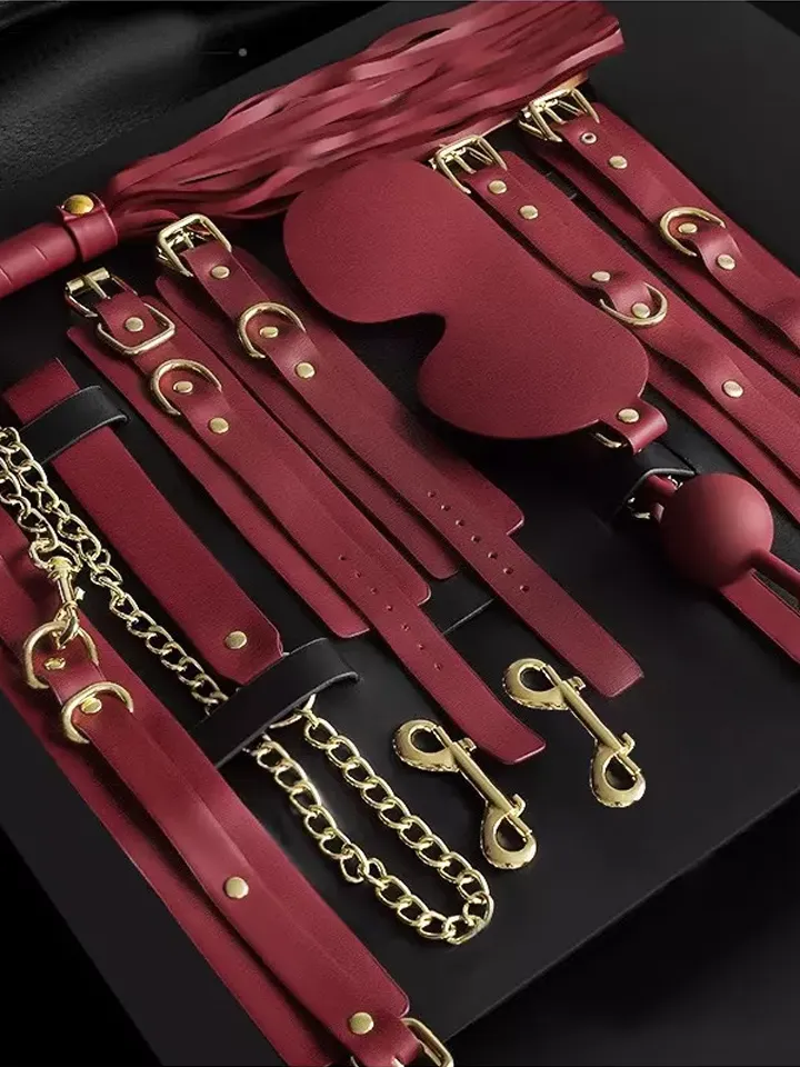 Luxury BDSM 11-pcs Kit Clarissa Red - Verdzības komplekts 1 [full]